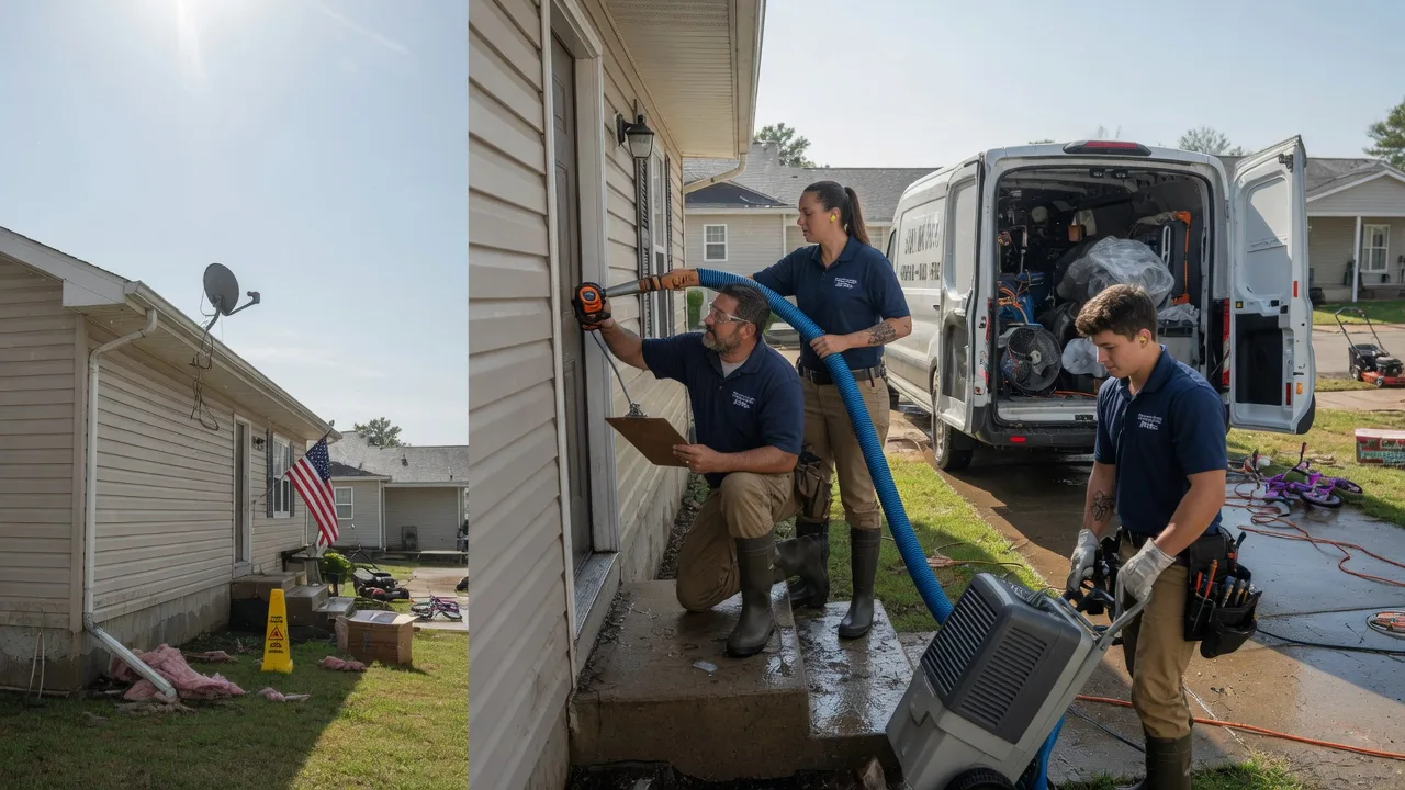Ceiling Water Damage Restoration in Mumford, TX near me